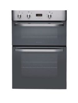 Hotpoint Newstyle Dhs53Xs Built-In Double Electric Oven - Stainless Steel